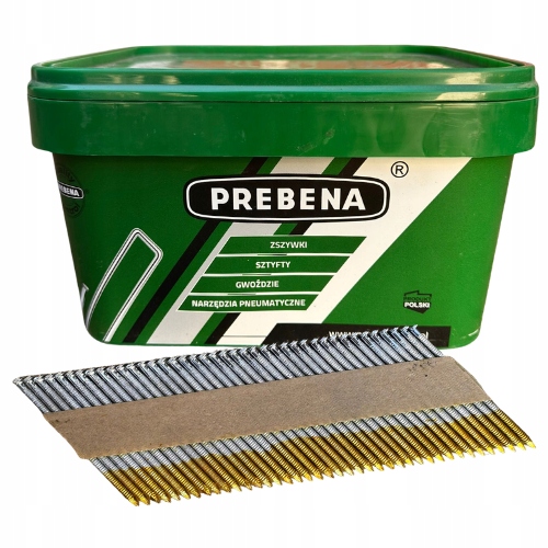 Prebena Kroužkové hřebíky pro pistoli 2,9x75 pozink na papíře 4000