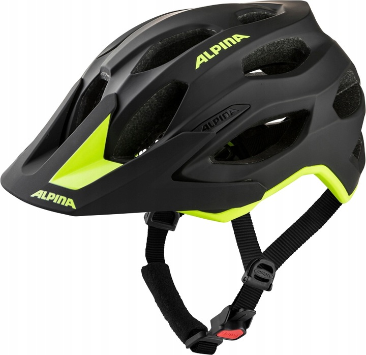 Cyklistická helma Alpina Carapax 2.0 Black Neon Yellow Matt M 52-57cm