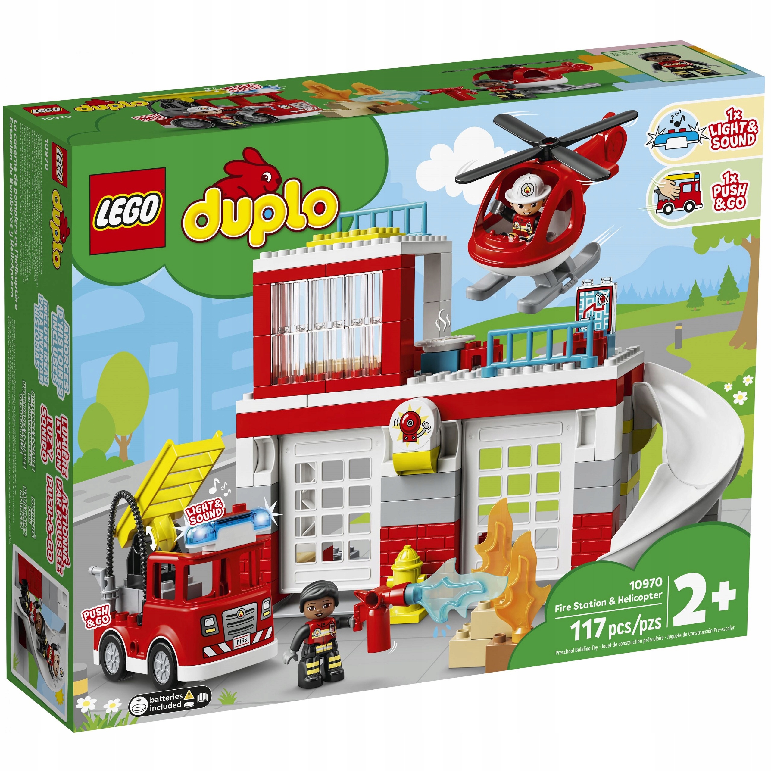 Lego Duplo Remiza strażacka i helikopter 10970