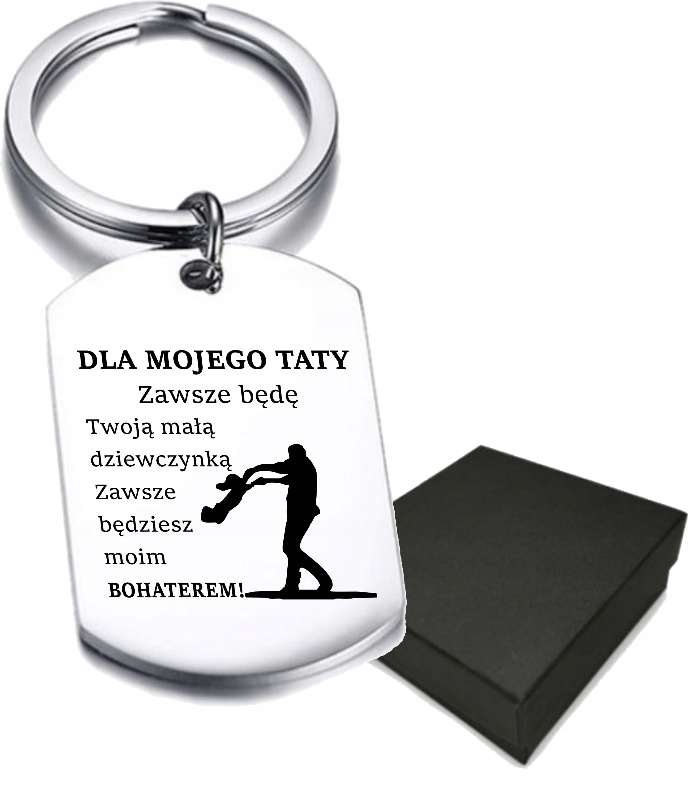 

Zawieszka Breloczek Prezent Dla Taty Grawer