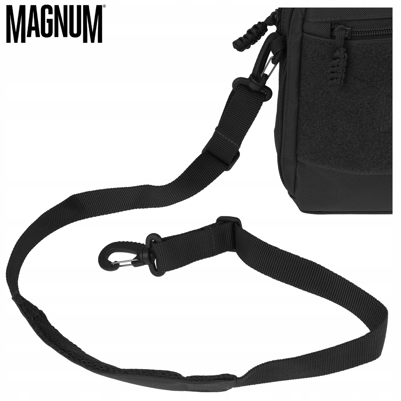 TORBA NA RAMIĘ ORGANIZER SASZETKA MAGNUM MOLLE CZARNA Nazwa koloru producenta Black
