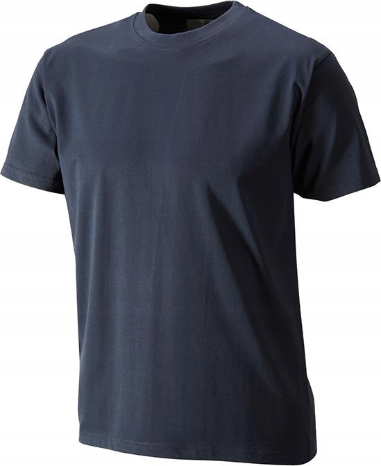 

T-shirt męski bawełniany koszulka L granatowy
