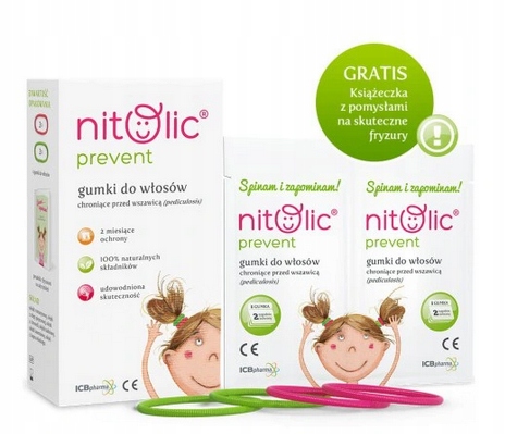 

Pipi Nitolic Prevent Gumki na wszy, przeciw wszom