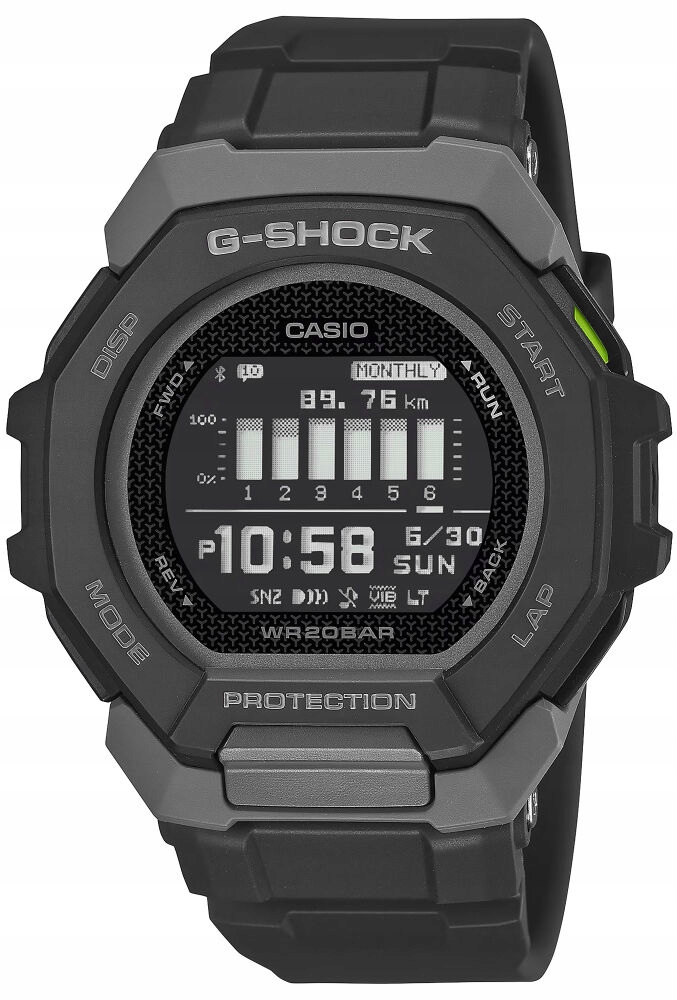 Zegarek Casio G-shock GBD-300-1ER bieganie basen