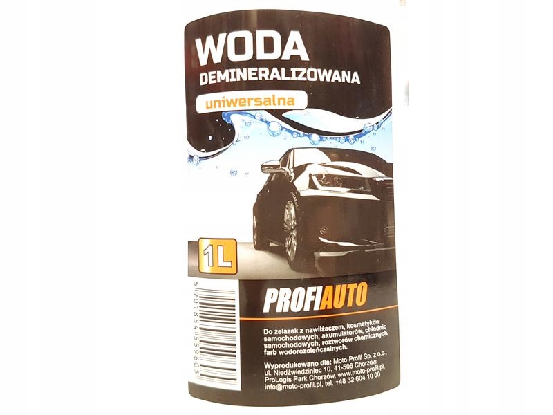 PROFIAUTO демінералізована вода універсальна 1л Brand Accordex