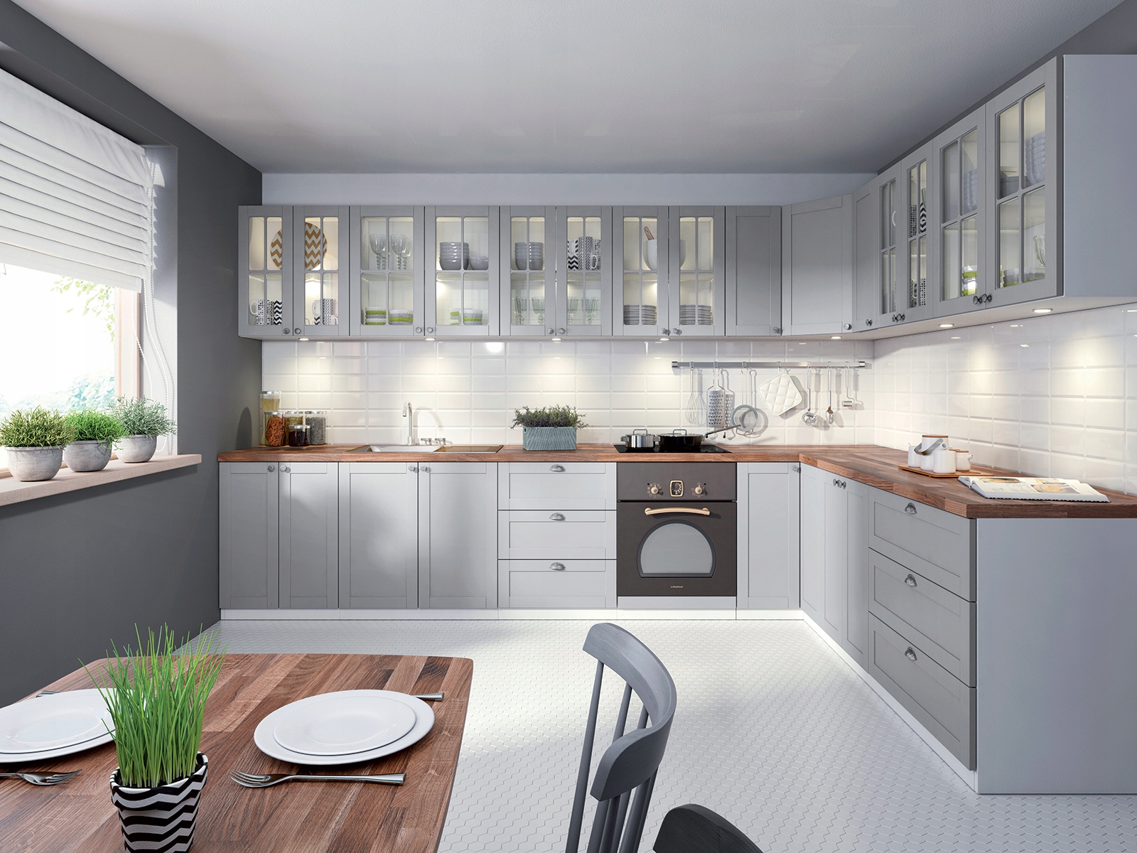 Front zmywarki 45 LINEA D45FZW Grey Rodzaj frontu lakierowany