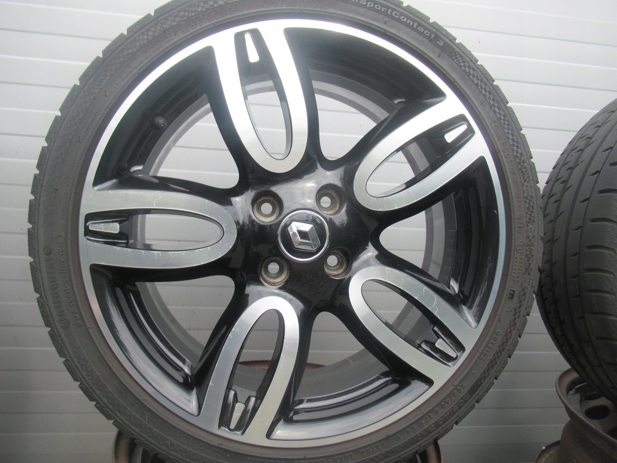 ALU+OPONY LATO R17 RENAULT TWINGO RS,CLIO 3,MODUS Marka opon Continental