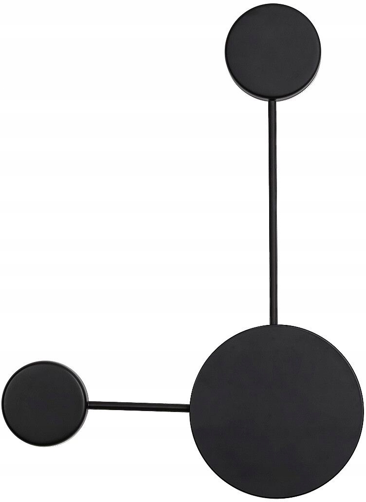 KINKIET LED CZARNY ŚCIENNY RABALUX AMADEO 1X7W