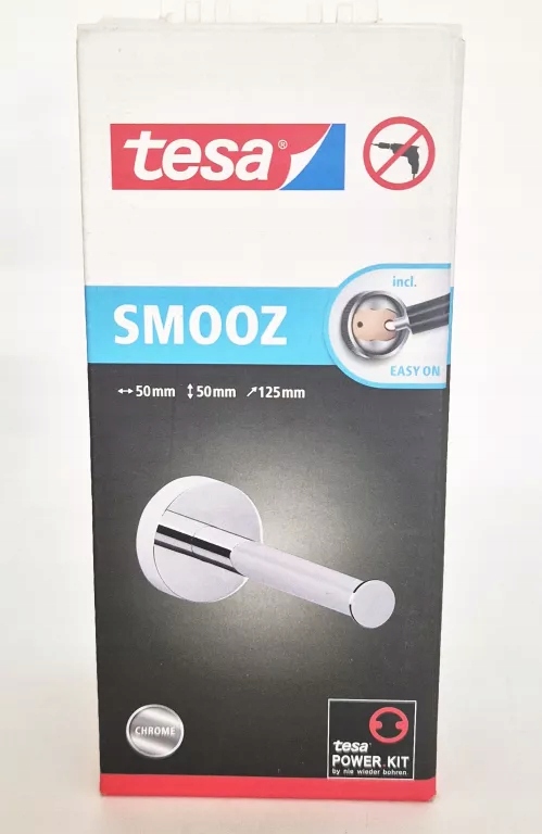 UCHWYT NA PAPIER TOALETOWY BEZ WIERCENIA TESA Kod producenta 40328-00000-00