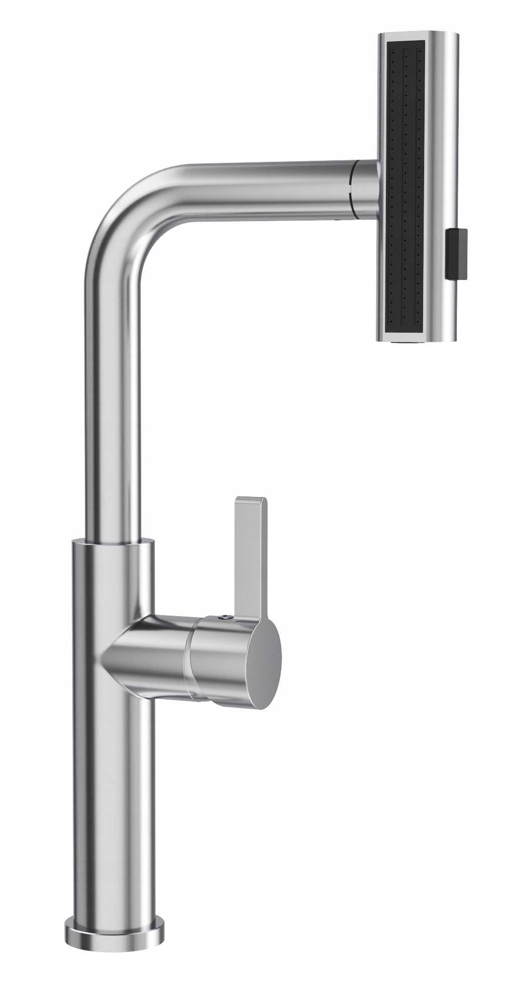 Strieborná Kuchynská Batéria S Výsuvným Výtokom, 3 Prúdy Vody, Kohútik Giro