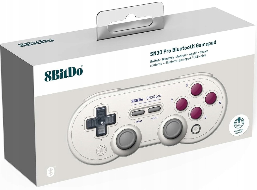 8bitdo SN30 Pro Gc v2 Hallův efektový pad Bluetooth Android Apple Pc Switch