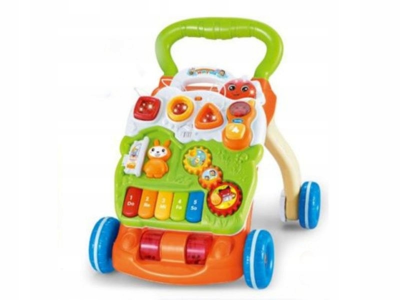 Pchacz Edukacyjny Jeździk Chodzik Interaktywny Grający Dla Dzieci Stan opakowania oryginalne