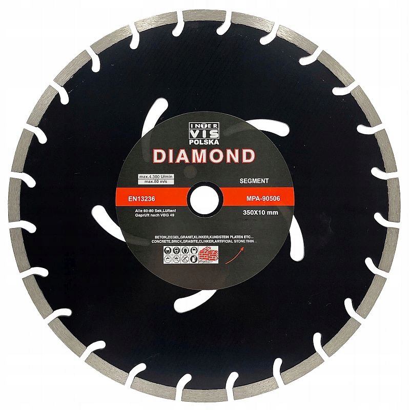 

Tarcza 350 Diamentowa Segmentowa Do Cięcia Betonu