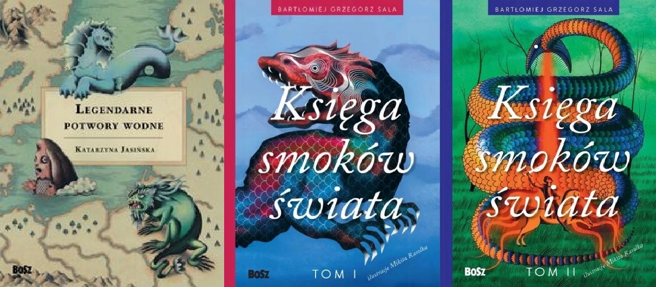 Legendarne potwory wodne + Ksiega smoków świata