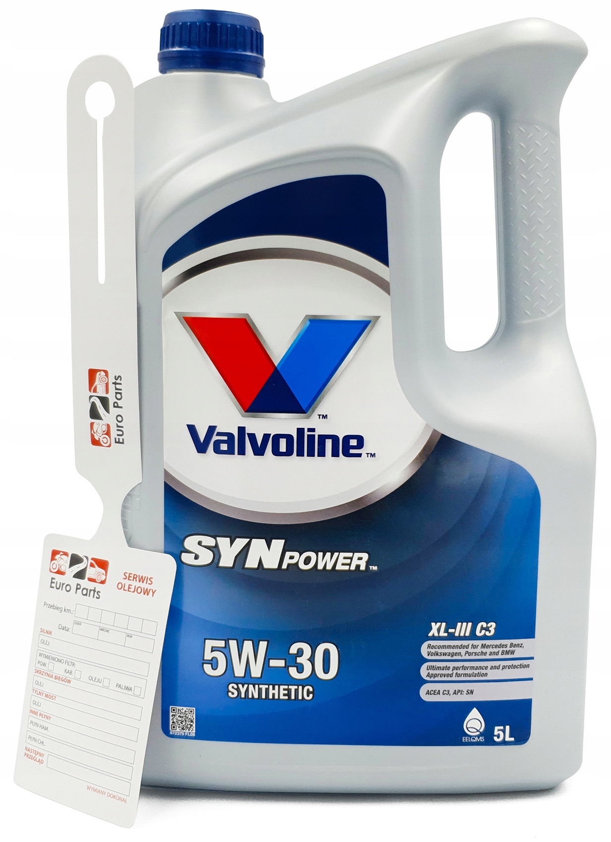 

Valvoline Synpower XL-III C3 5W30 5L Sm Sn/cf