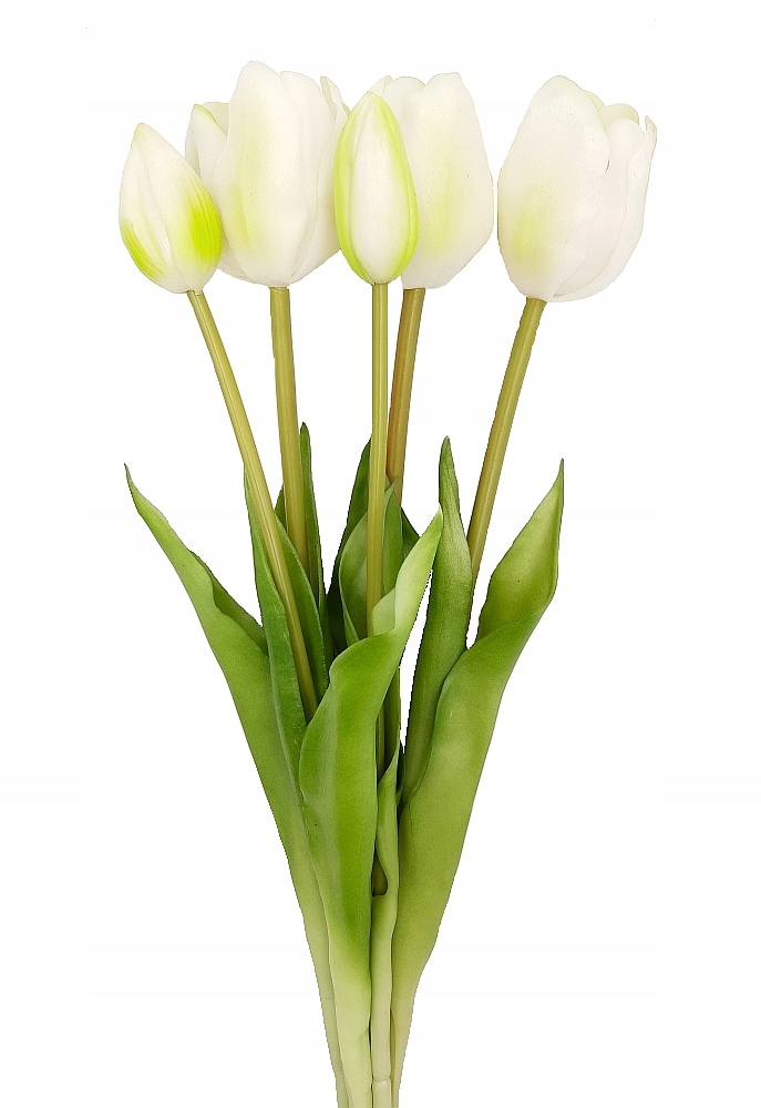 

Tulipan sztuczny Tulipany Bukiet jak żywe Białe