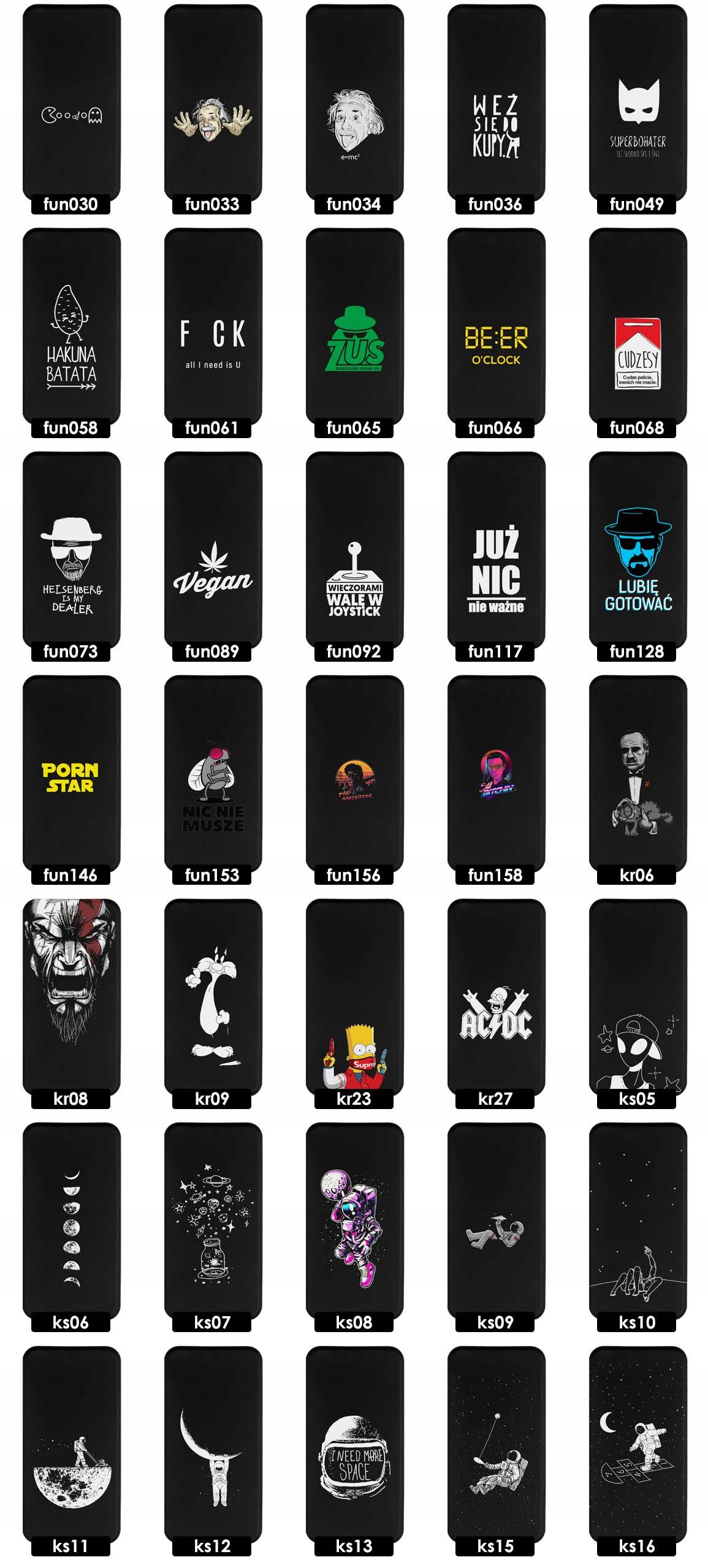 ETUI SLIM MATT CASE DO HUAWEI P SMART 2019 WZORY Dedykowana marka Huawei