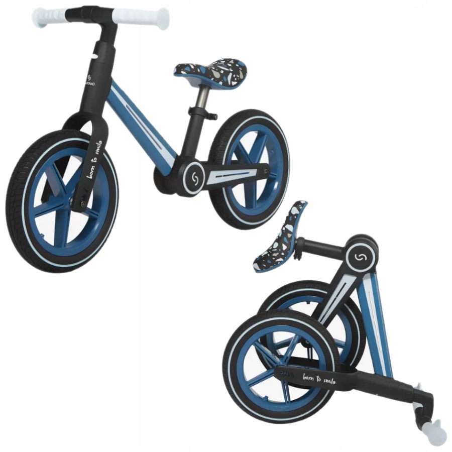 Skiddou Ronny Składany rowerek biegowy 2+ Denim