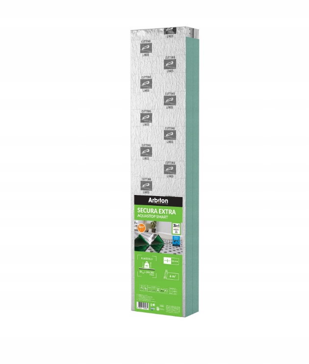 

Arbiton Secura Extra Aquastop Smart 3mm 6m2 3w1