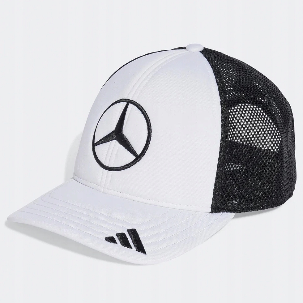 Čepice Mercedes Amg Petronas F1 adidas 2025 Star Trucker bílá