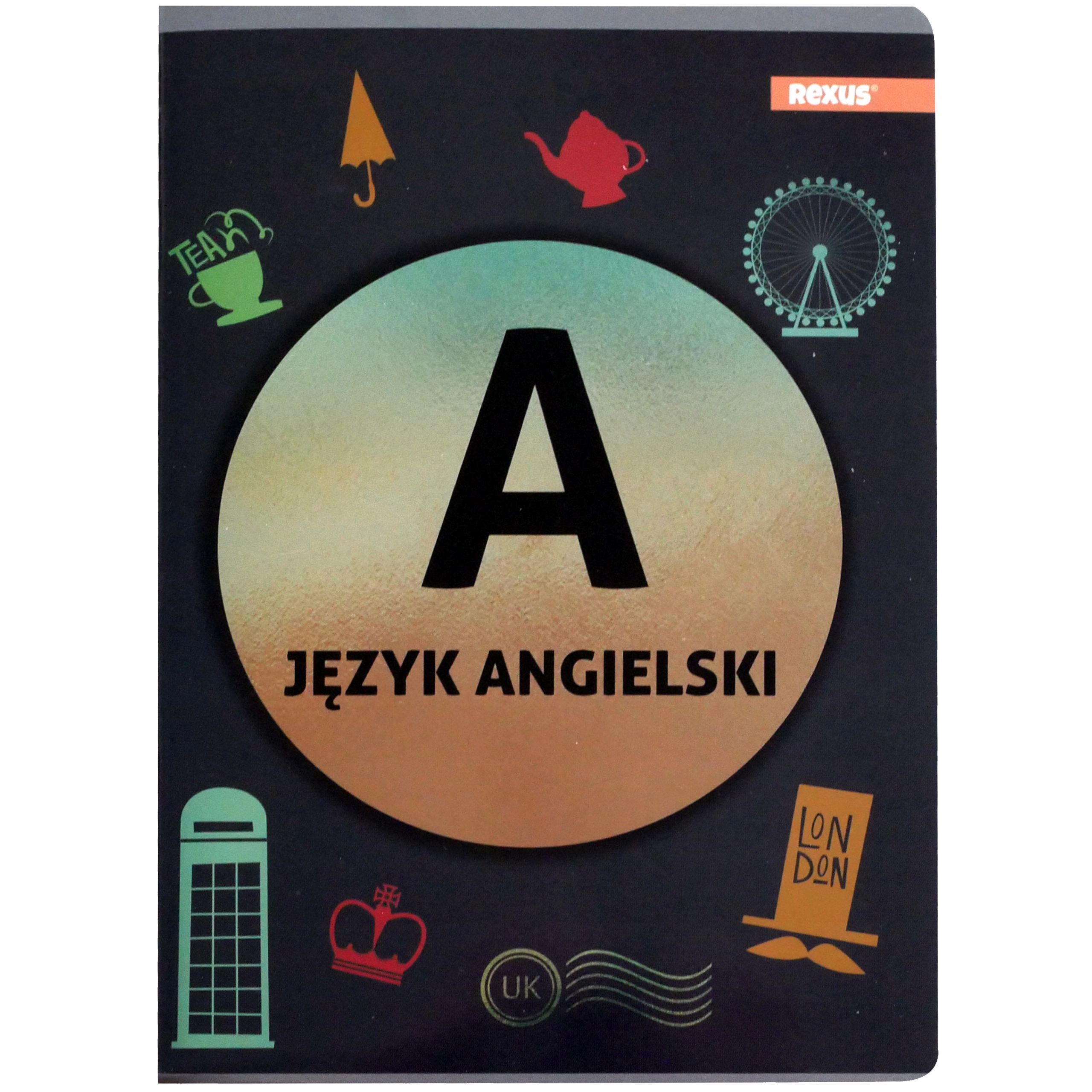 

Zeszyt Przedmiotowy A5/60 kartek Język Angielski