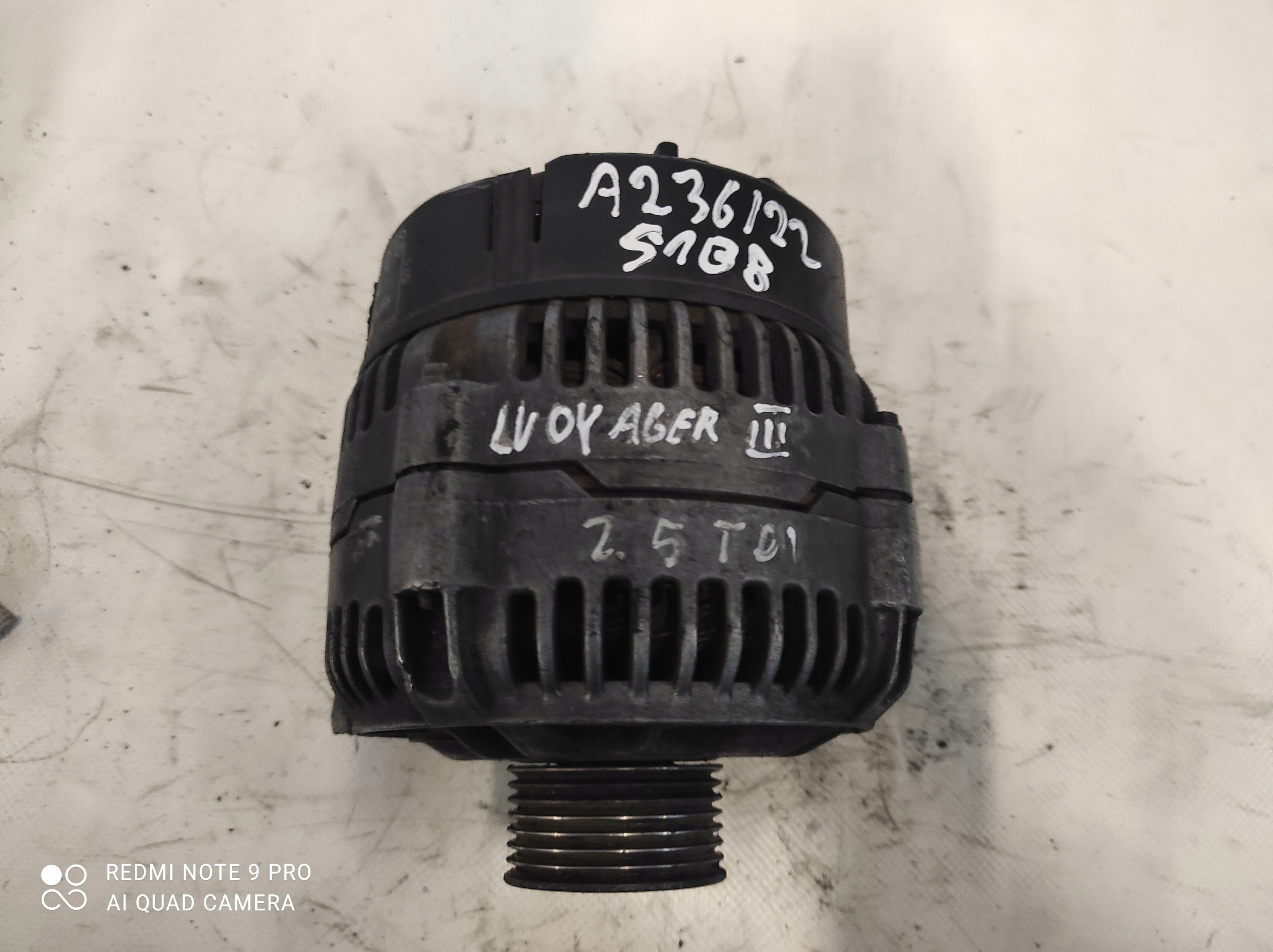 Alternator VOYAGER III 2.5 TDI 125 AMPER