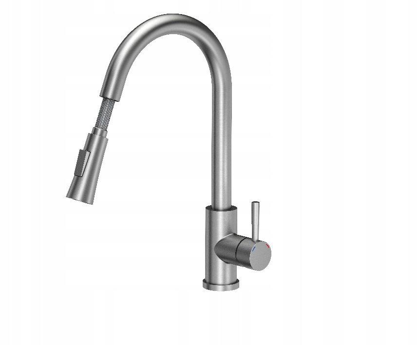 

Bateria Kuchenna Wyciągana Wylewka Kran Stalowa