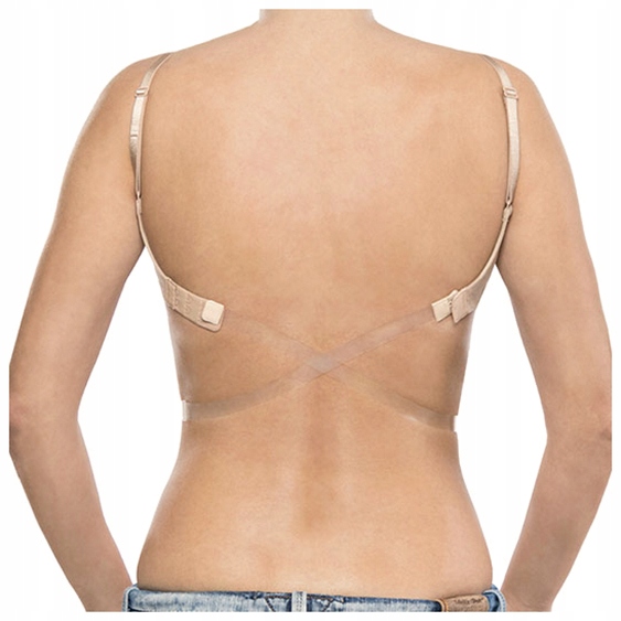 

Byebra Transparent Low Back Pasek Bielizna