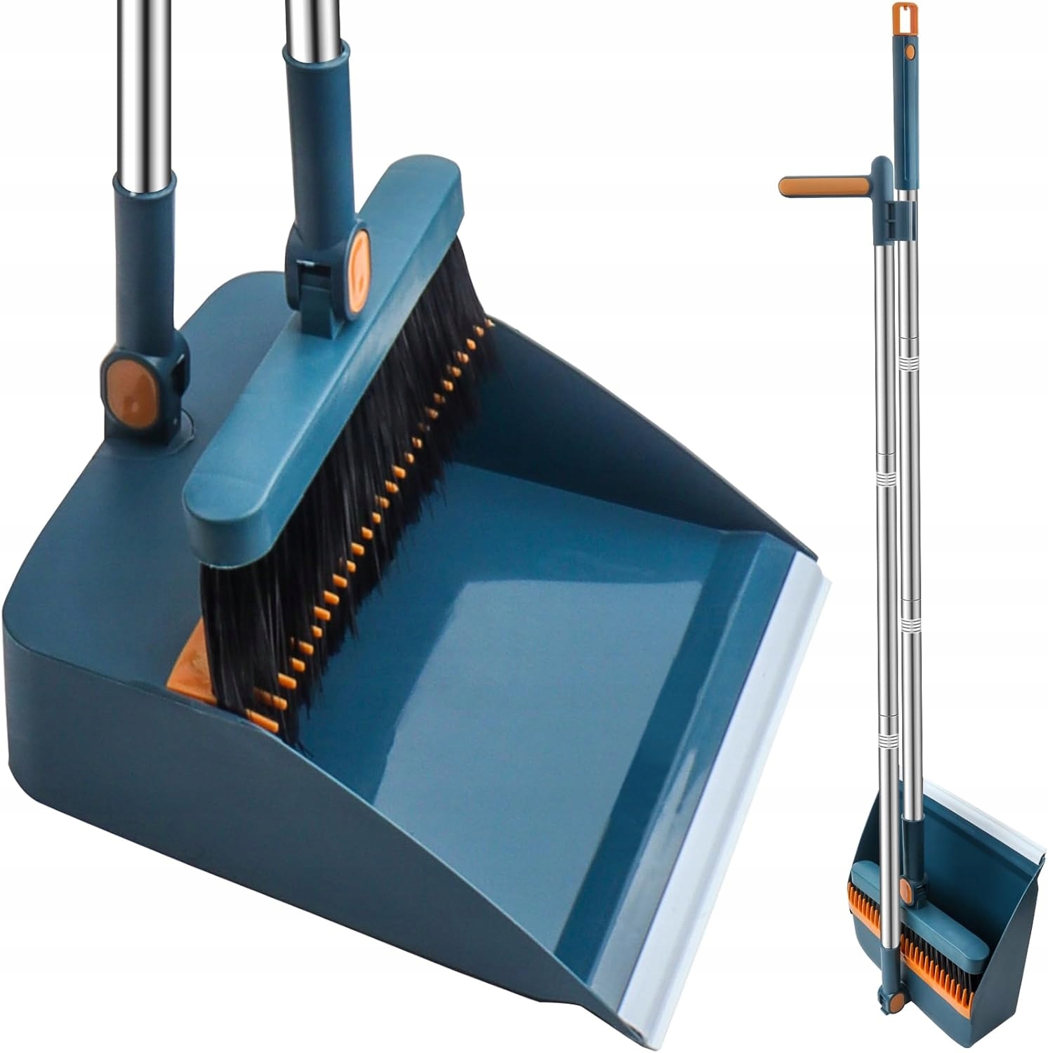 Levně Sada Metly A Lopatky, Zametací Kartáč, Vertikálně Skládací Lopatka