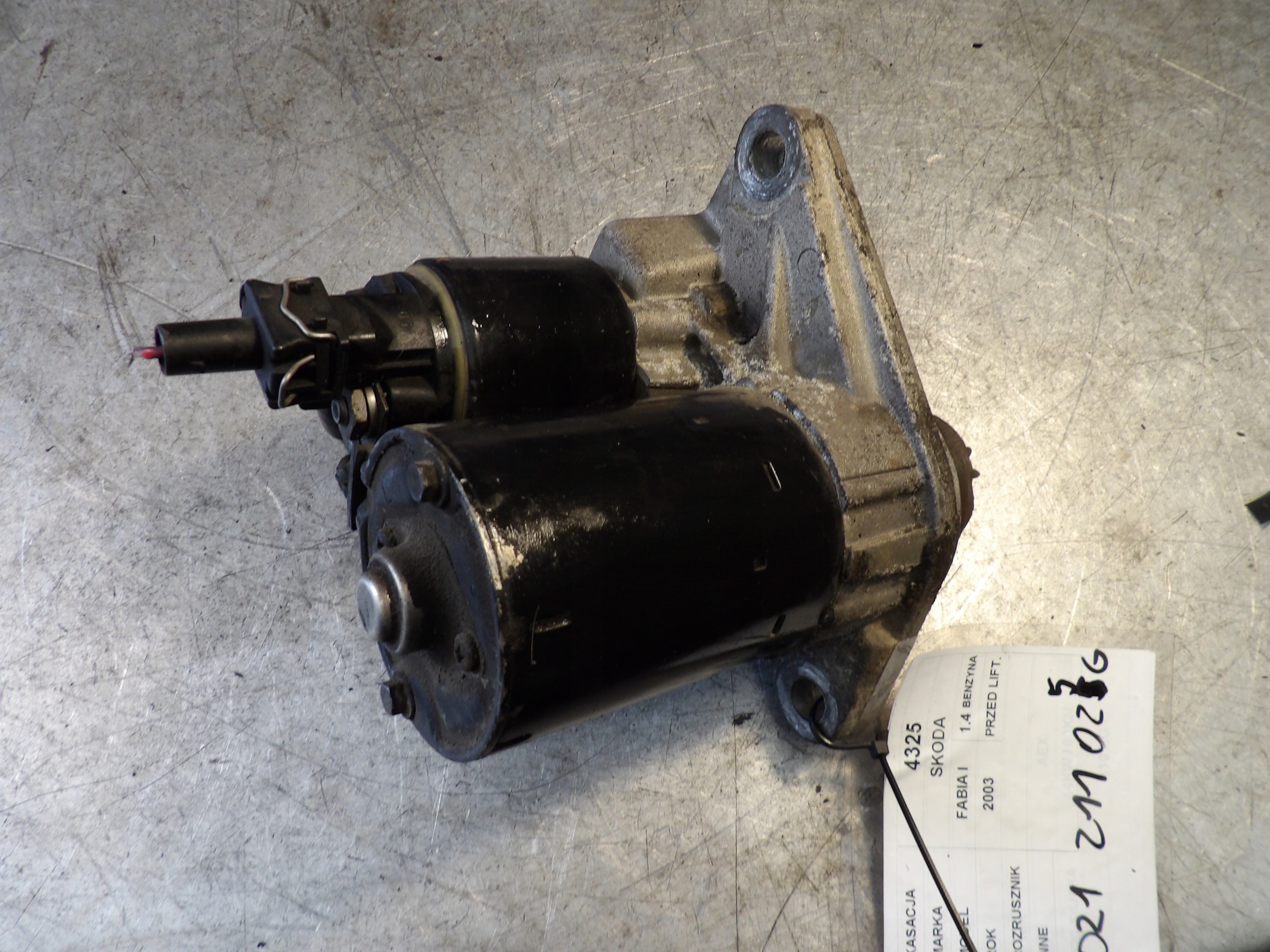 Skoda Fabia and starter 1,4B