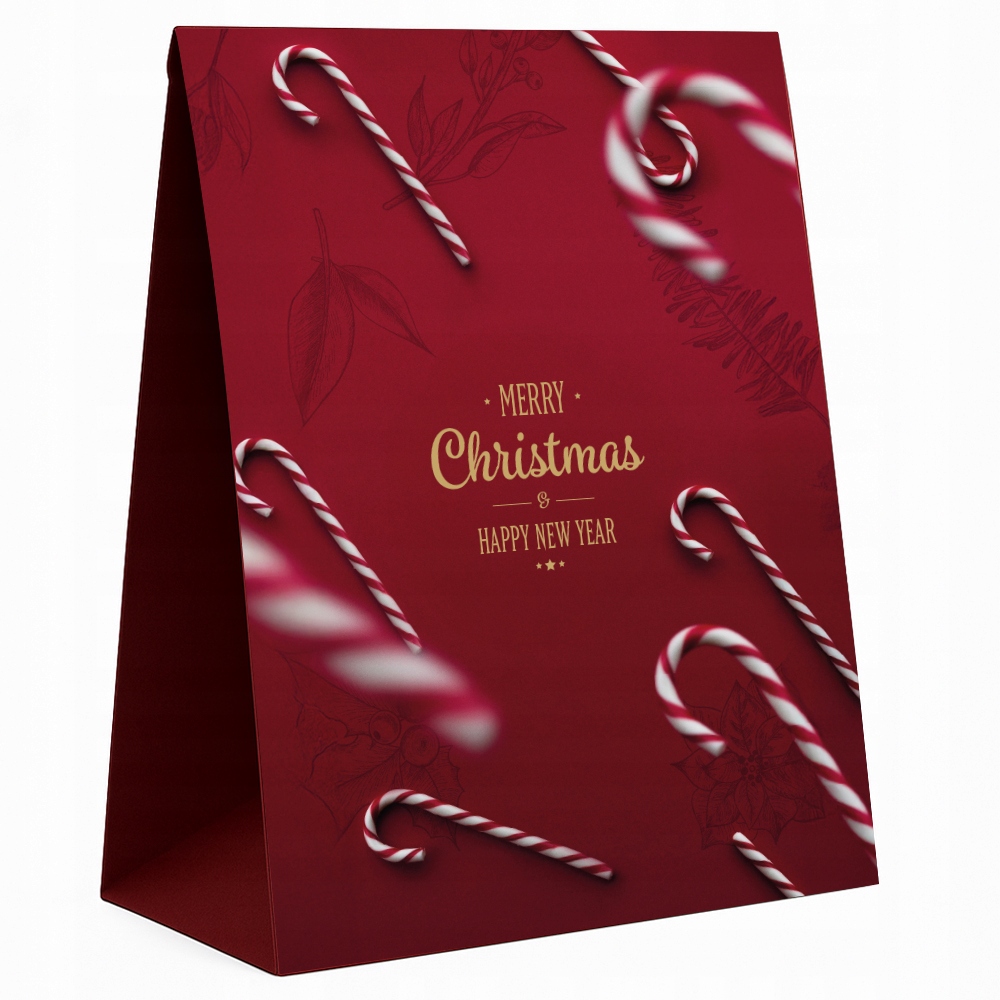 20ks Vánoční krabička 40x30 cm dárkové balení na Mikuláše Vánoce