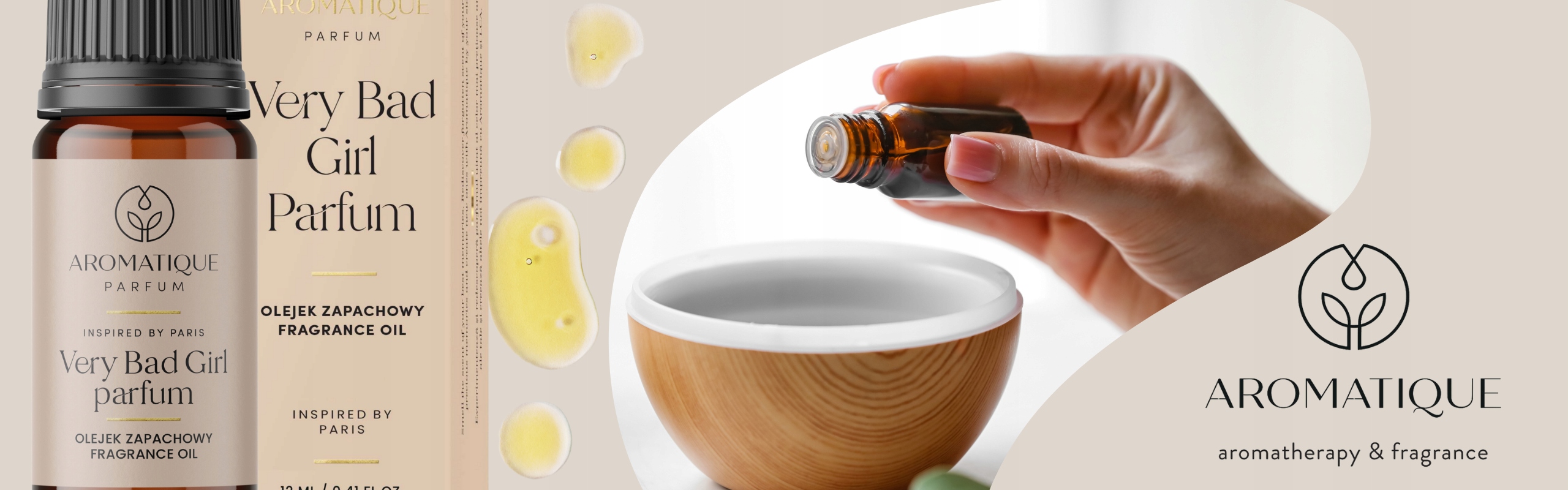 OLEJEK ZAPACHOWY Very Bad Girl PERFUM AROMATIQUE Popularne Perfumy 12ml Zapach słodki