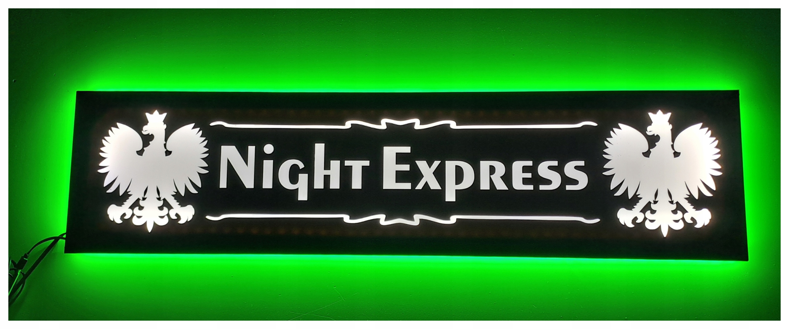 Led tabuľa Night expres nad posteľou man daf scania s podsvietením kabíny Tir