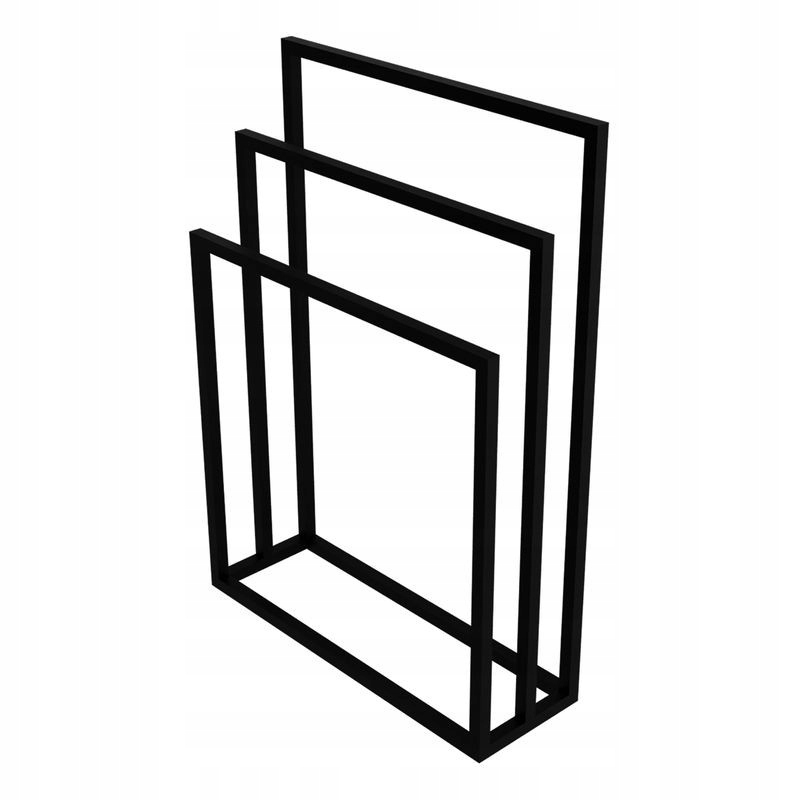 Stojan na ručníky Halmahera 600 – ocelový loftový design koupelny