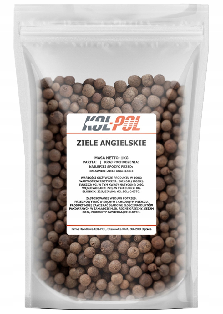 Levně Nové koření zrno 1 kg Aromatická kvalita Kol-Pol