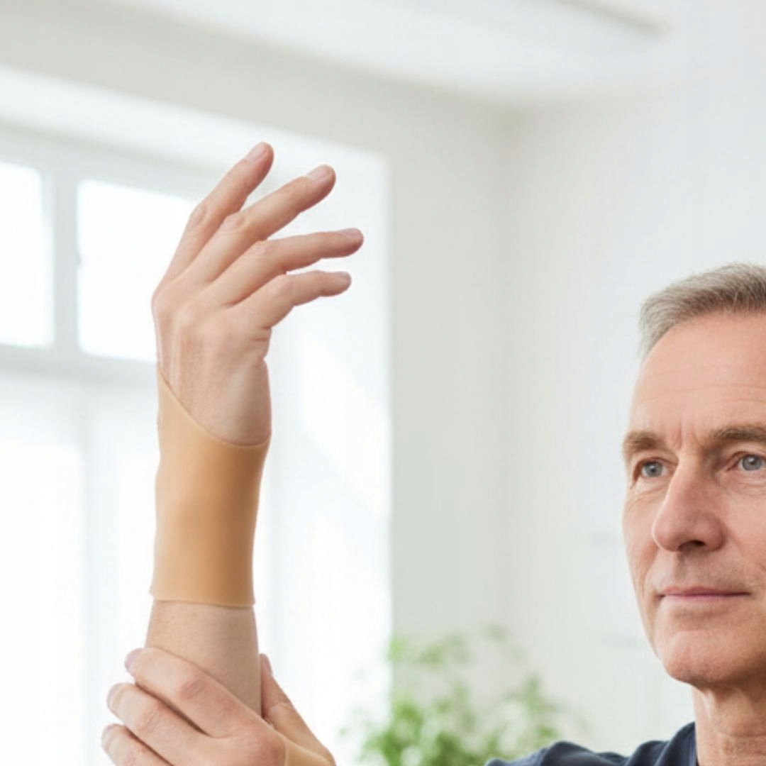 OPASKA MAGNETYCZNA NA NADGARSTEK DŁOŃ STABILIZATOR NADGARSTKA Z 4 MAGNESAMI Rozmiar M/L