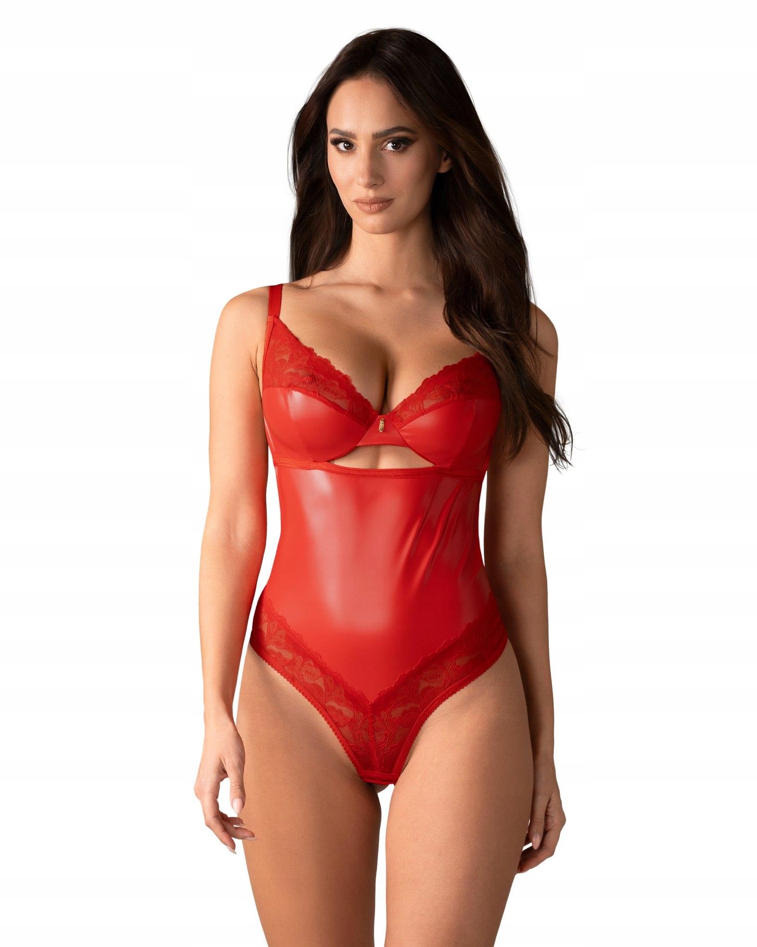 Dámské spodní prádlo Červená krajka Aliosa body 2XL/3XL