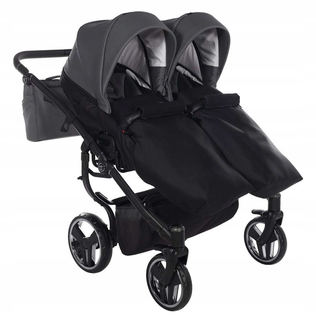 Junama Duo V3 02 4w1 Wózek Bliźniaczy dziecięcy | Dwuosobowy Rodzeństwo Rodzaj kół Żelowe