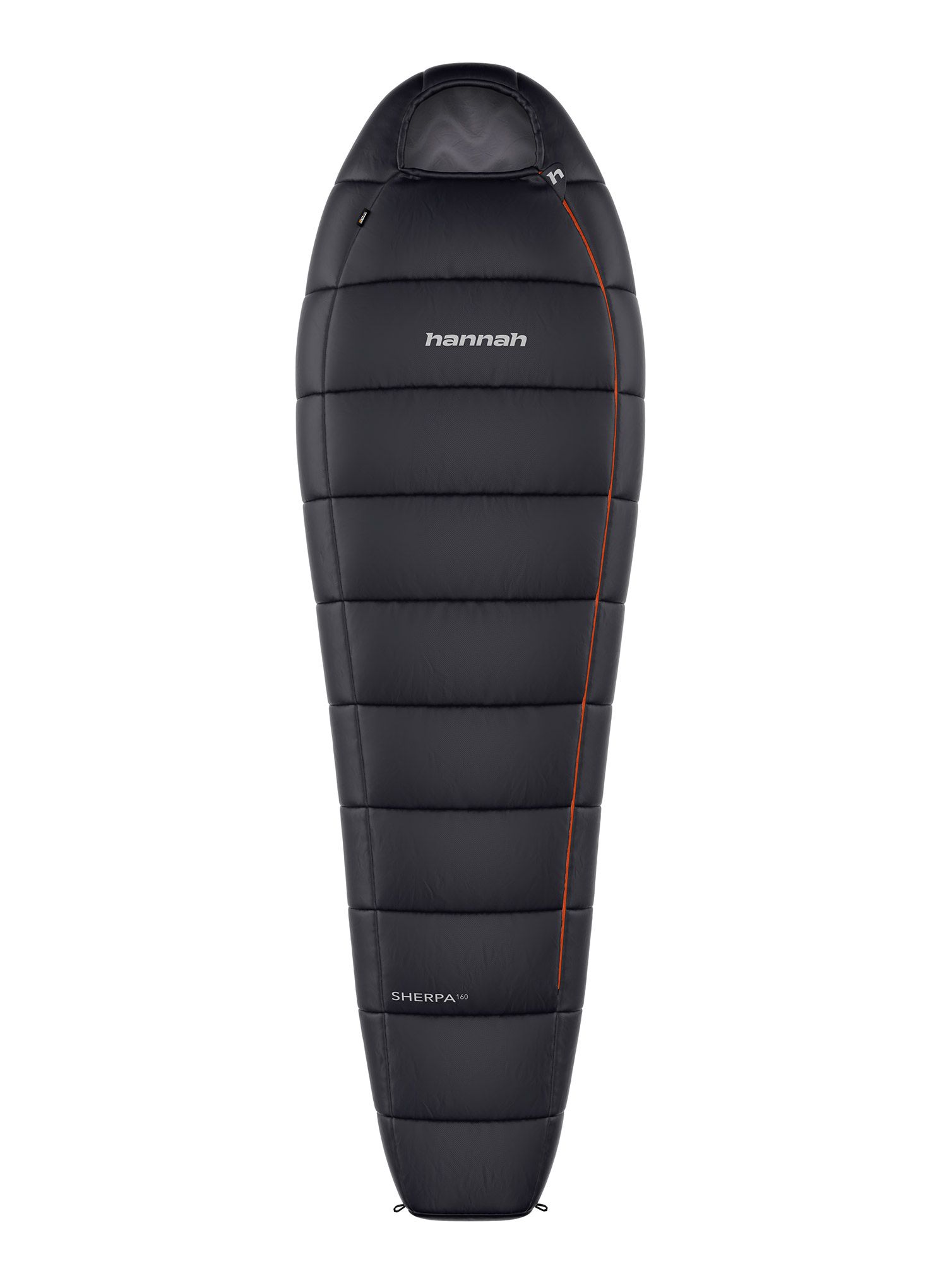 Turistický spací pytel Hannah Sherpa 160 (190 cm) modrý/oranžový, levý