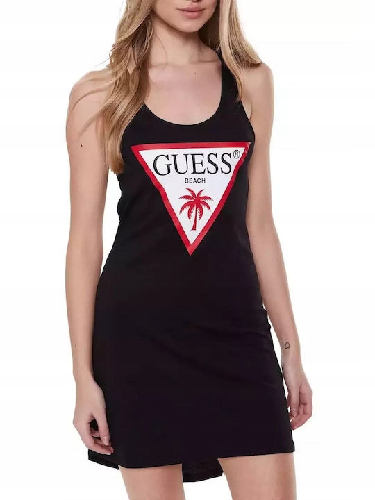 Dámské triko Guess logo tank top dress