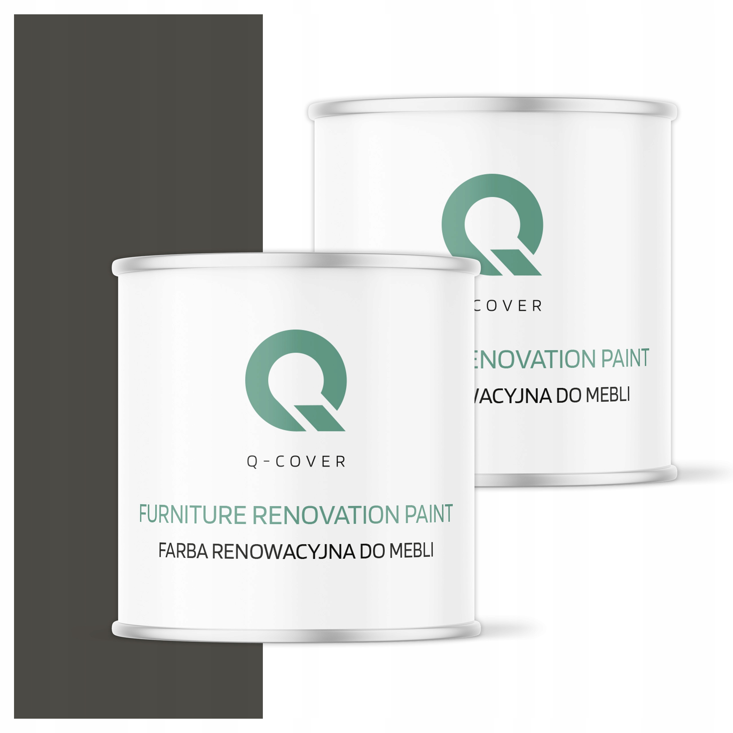 Farba na renováciu nábytku Mdf drevo Ozdobná Šedá Tmavá 7022 Lesk 2,5L