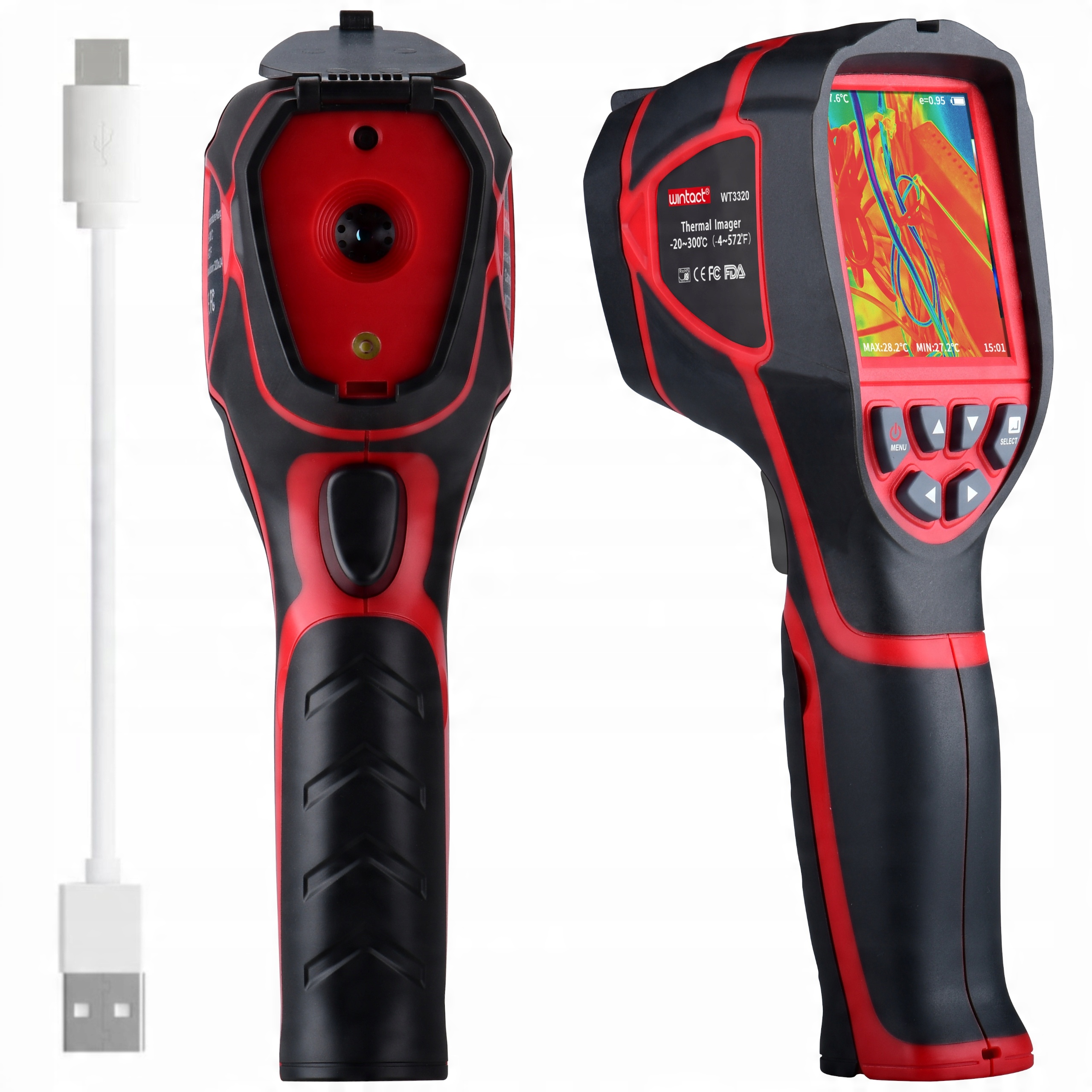 

Kamera Termowizyjna 320x240 Termodetektor Usb 3GB