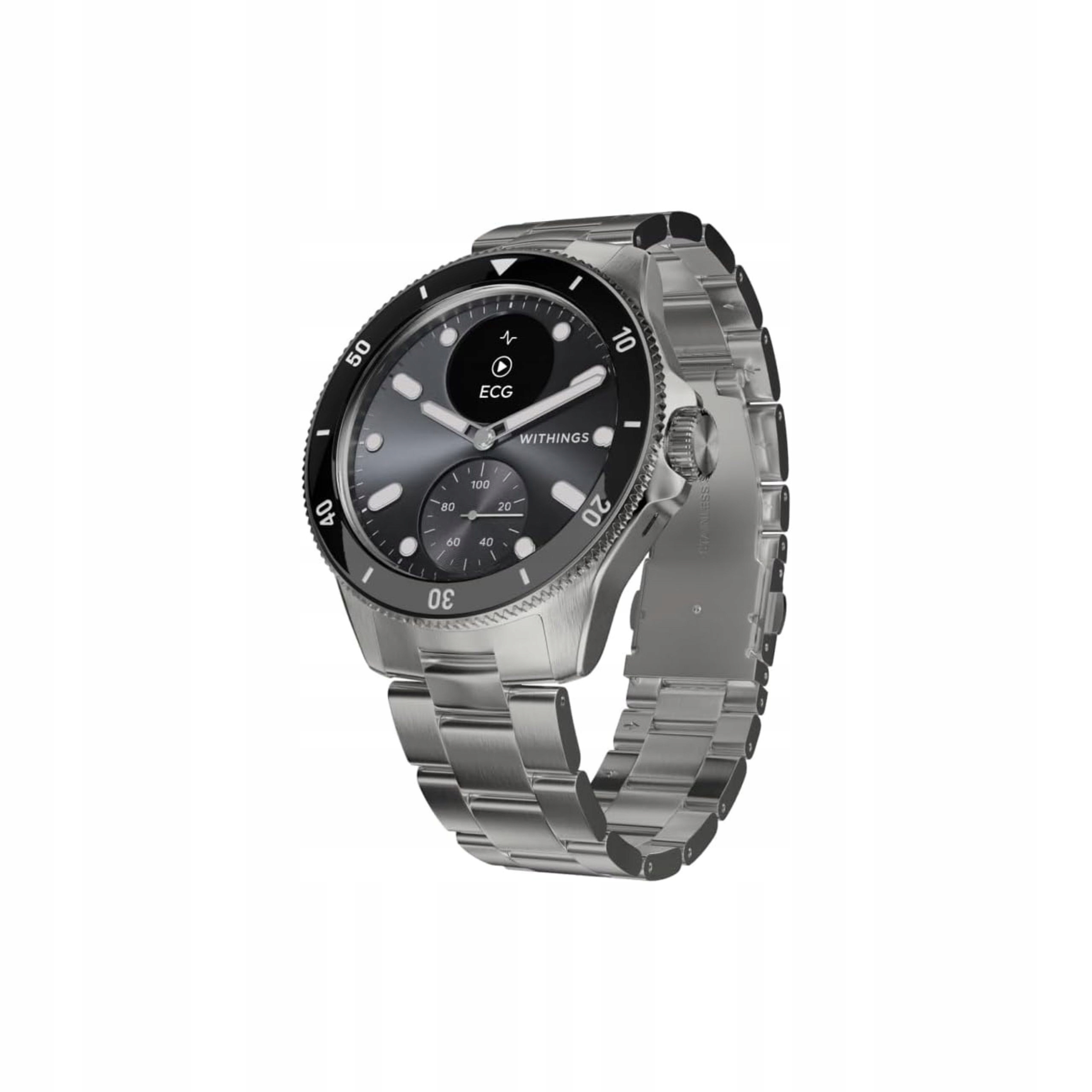 Inteligentné hodinky Moniturujúce zdravie Withings ScanWatch Nova Elegantné 42 mm