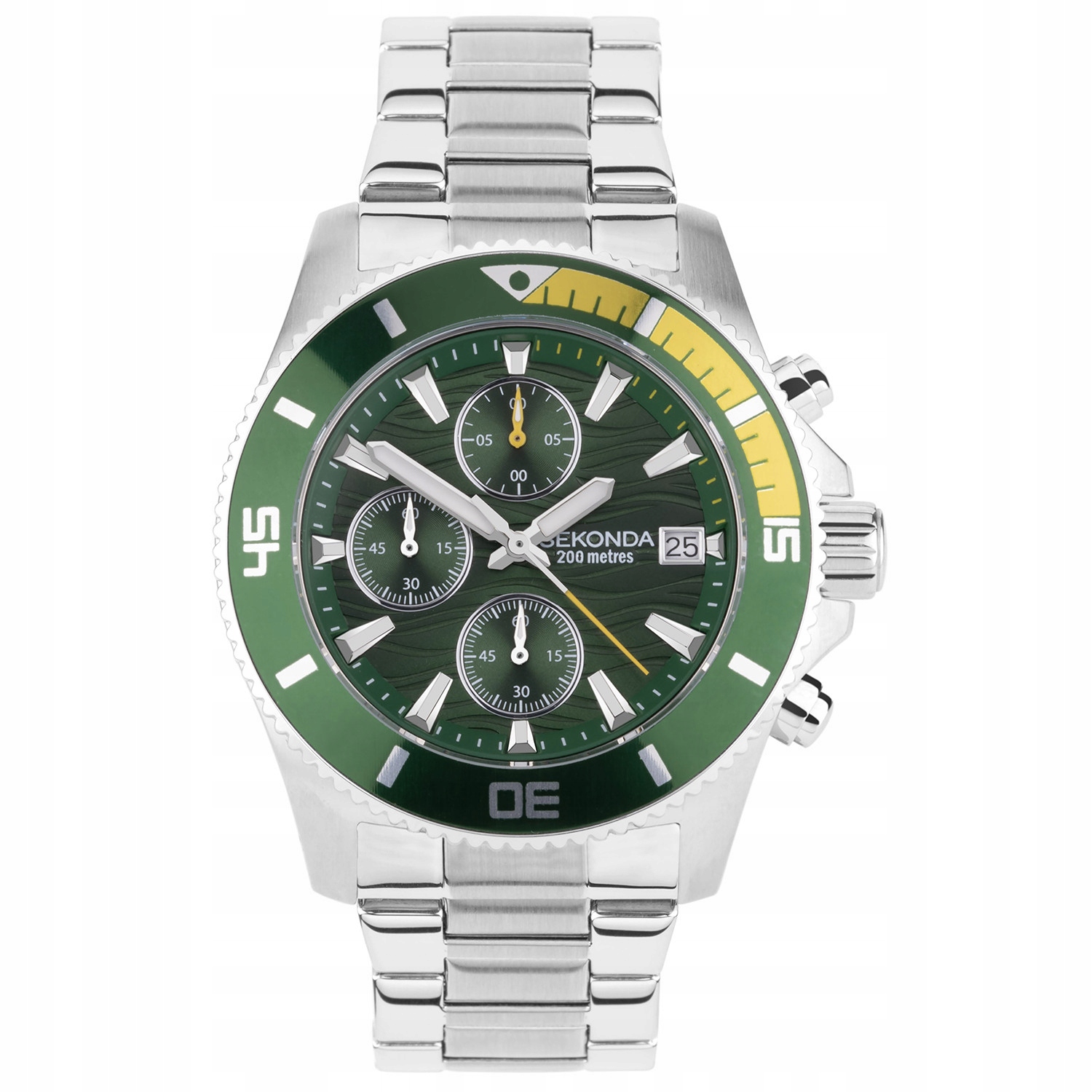 Pánské Hodinky Sekonda 30115 stříbrný náramek