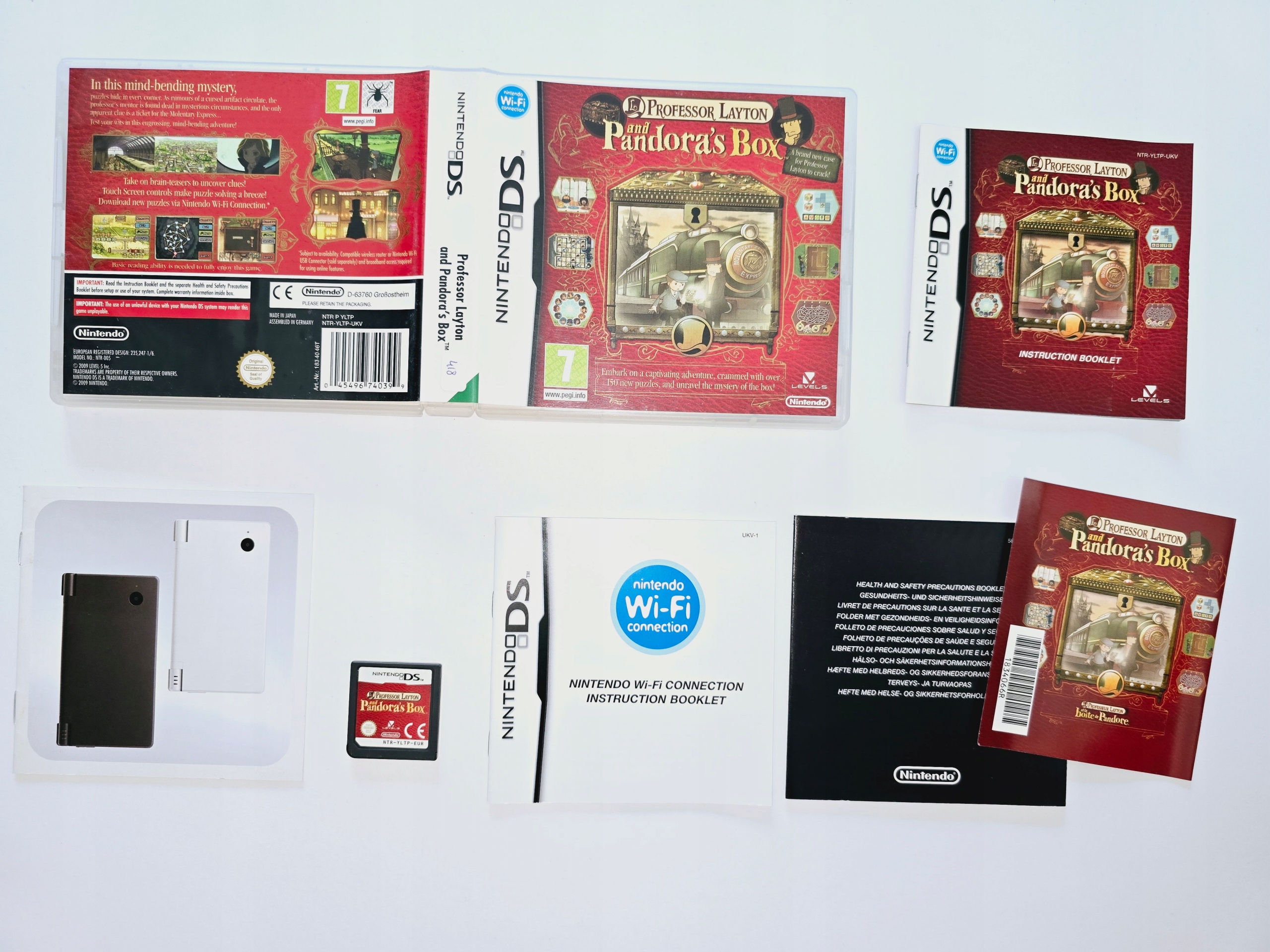 PROFESSOR LAYTON AND PANDORA`S BOX STAN KOLEKCJNERSKI NINTENDO DS