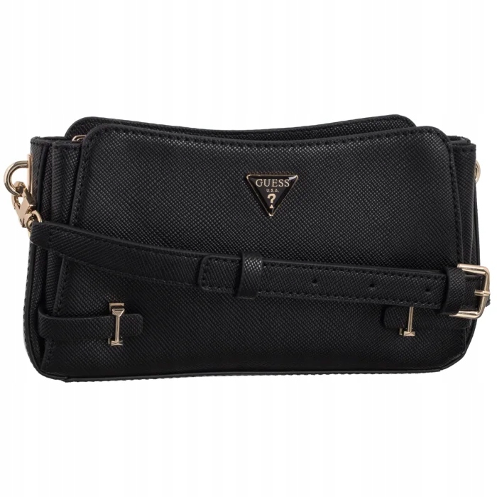 Dámská kabelka Guess Rosalba Crossbody Top Zip HWZG96 Black Černá