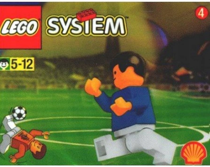 nowy 3305 Lego System Sports Piłkarz Shell Football piłka nożna Misb 1998
