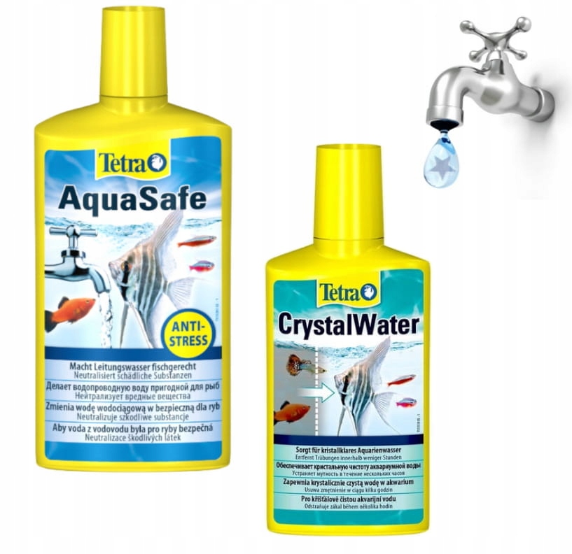 Tetra Aqua Safe 500 ml Crystal Water 250 ml čistič krystalická voda