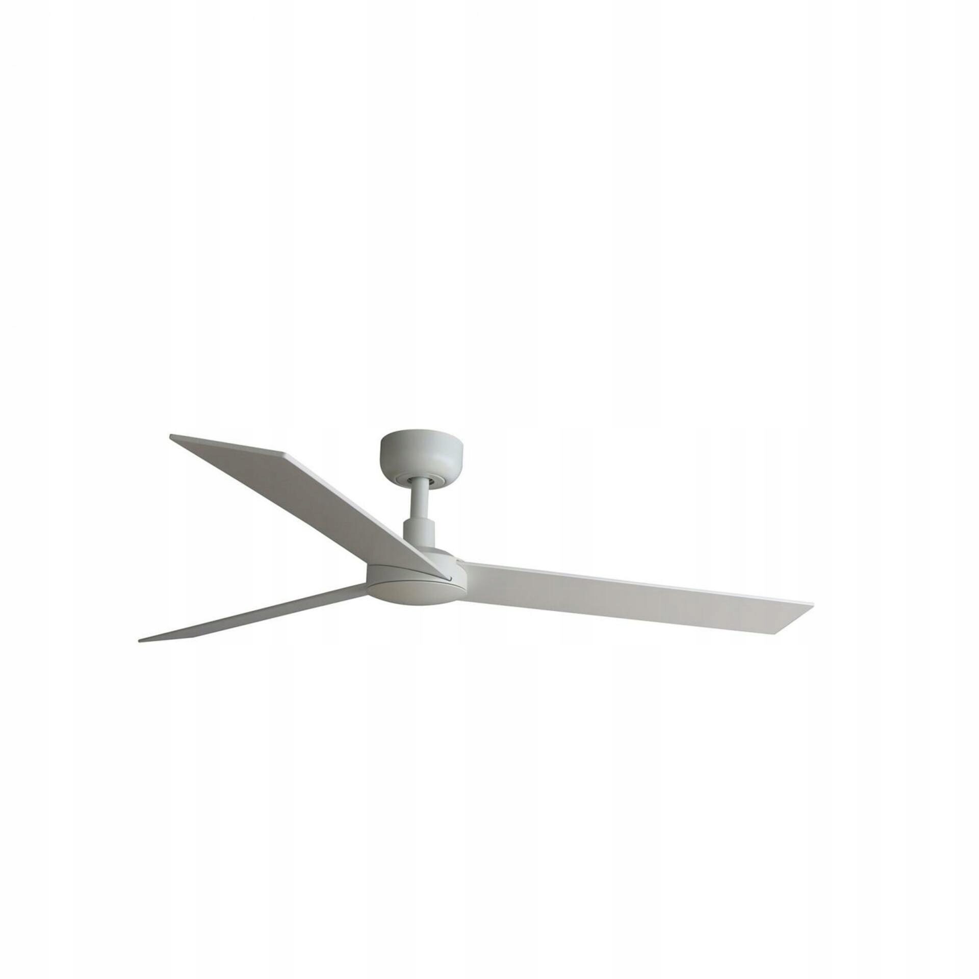 Stropný ventilátor Faro Rudder L, biela/popolavá, DC motor, 3 lopatky, 28 m²