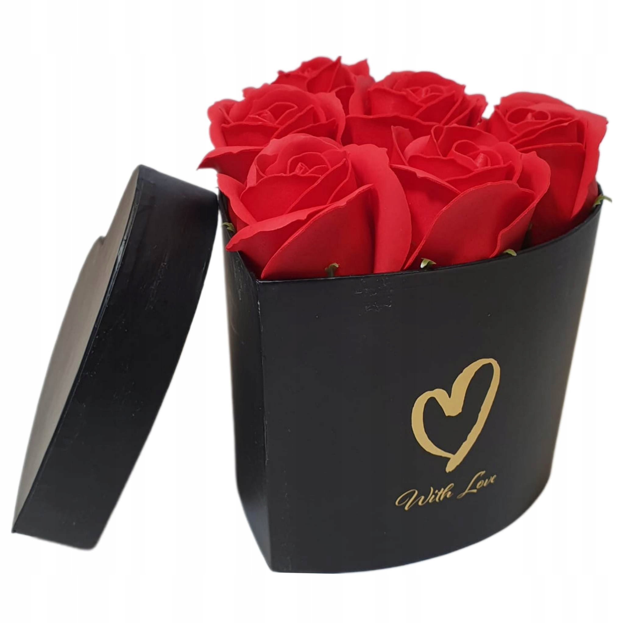 

Pachnący Flower Box z Mydlanymi Różami